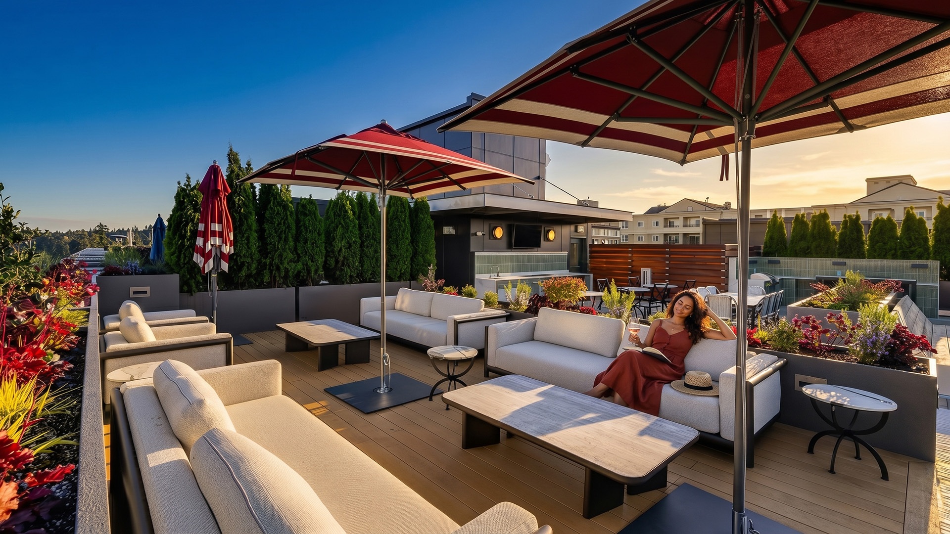 The margot bellevue rooftop model