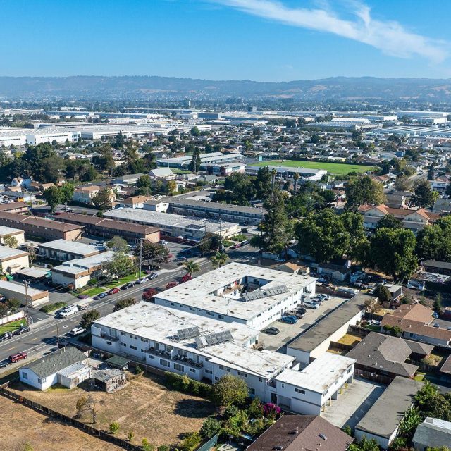 Marina haven aerial hills view