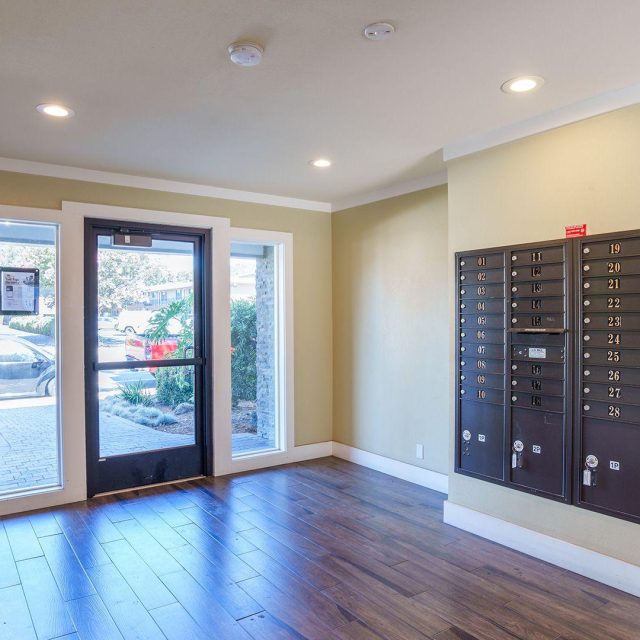 Marina haven lobby mailboxes entry doors
