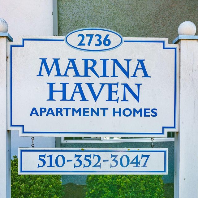 Marina haven monument sign 2736