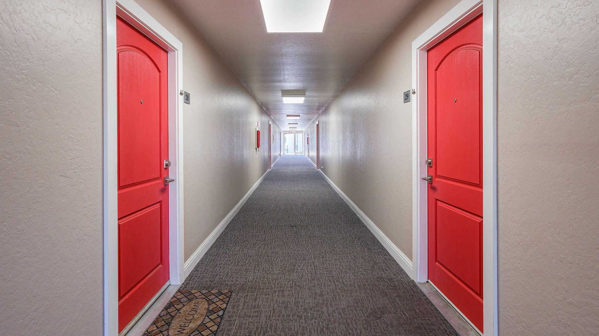 Marina haven interior hallway
