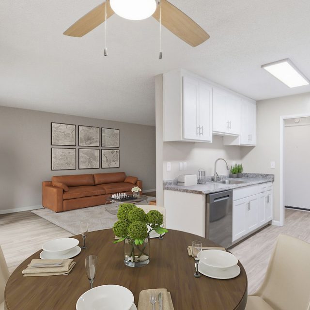 Mariposa oakland unit 109 dining view1