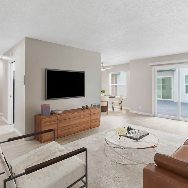 Mariposa oakland unit 109 living room