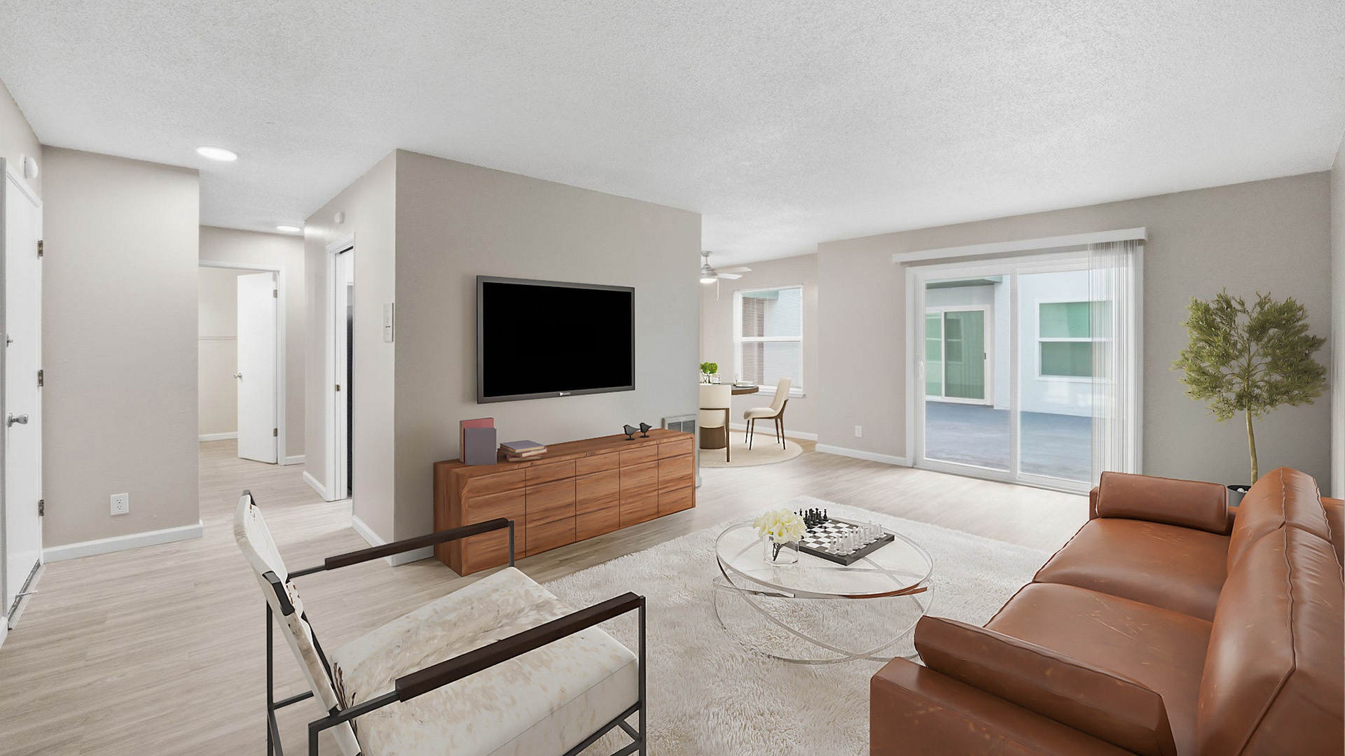 Mariposa oakland unit 109 living room