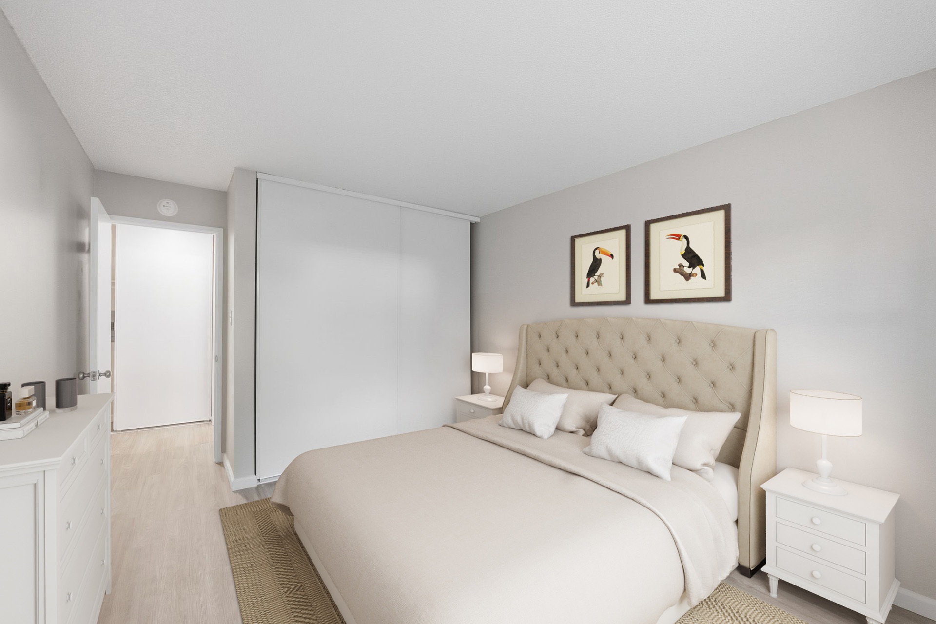 Mariposa oakland unit 215 bedroom