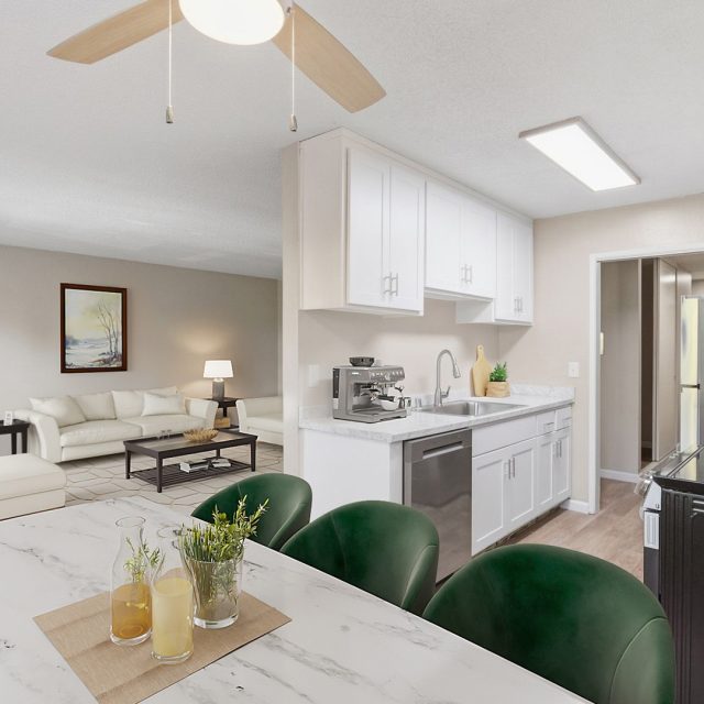 Mariposa oakland unit 303 dining living room