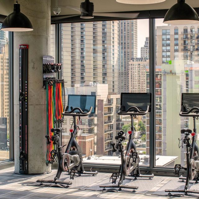 Marlowe chicago fitness center peloton view 1