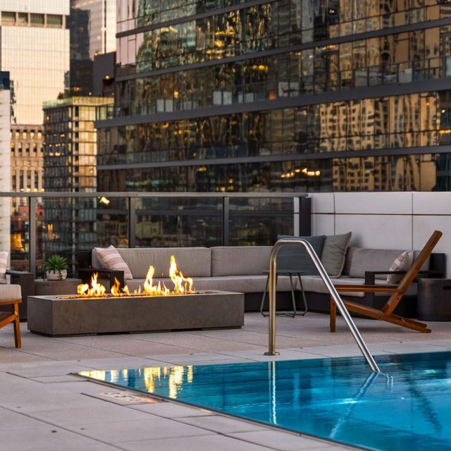 Marlowe north river pool sunset view11