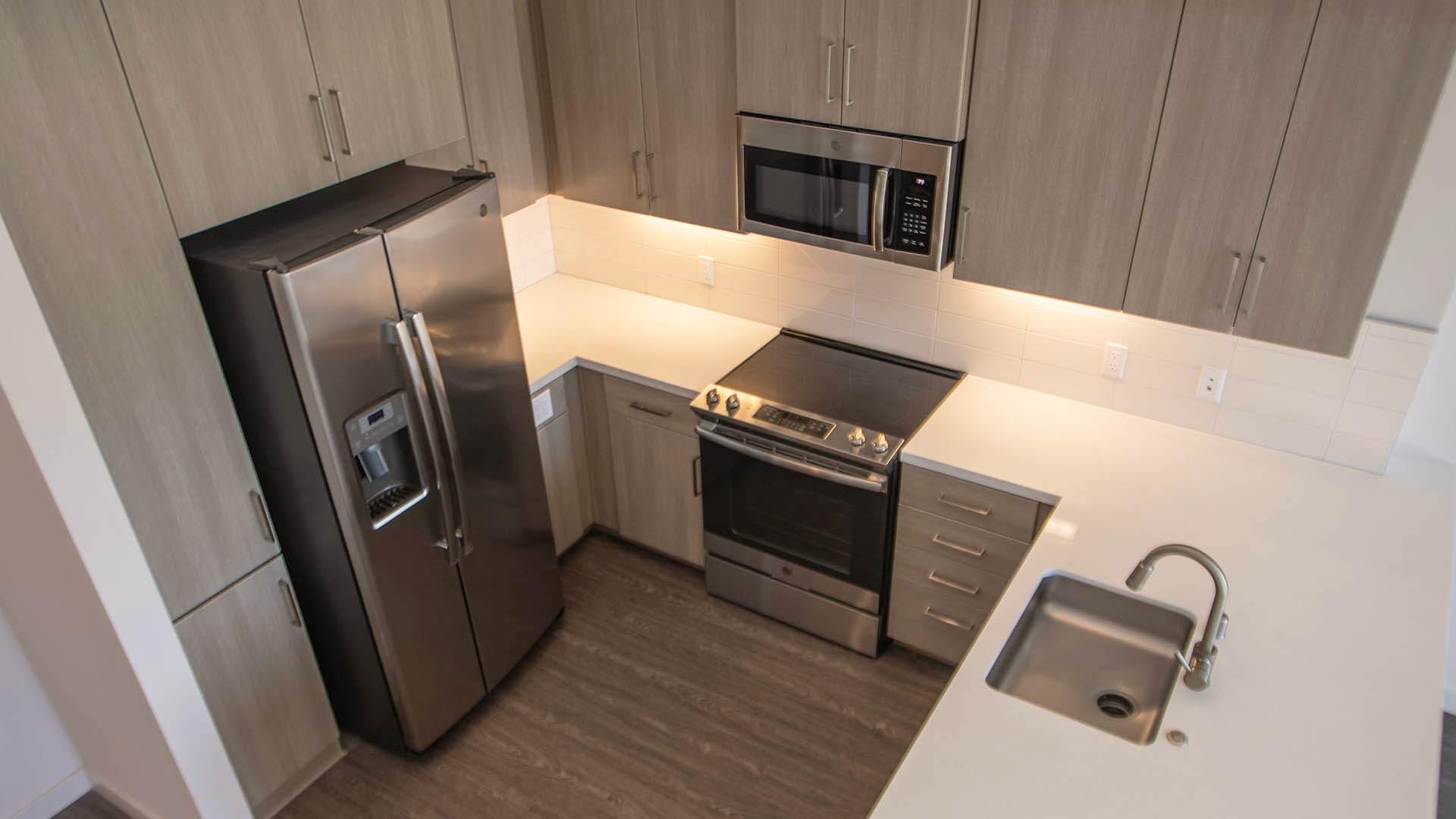 Mira plan B Loft kitchen view 1