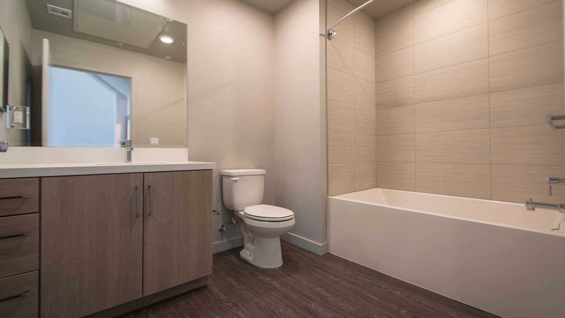 Mira plan D Loft bathroom view 1