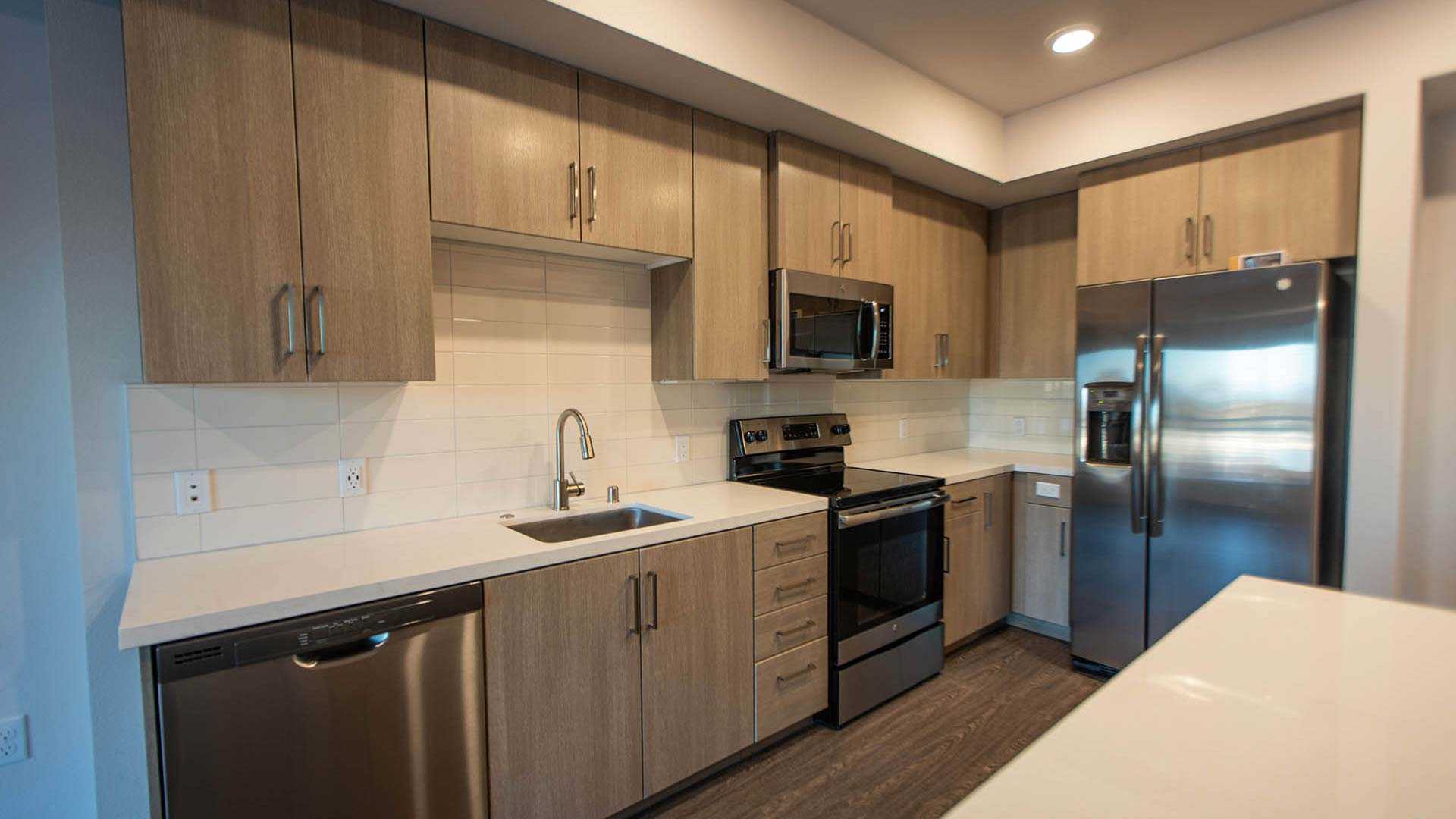 Mira plan E kitchen view 2