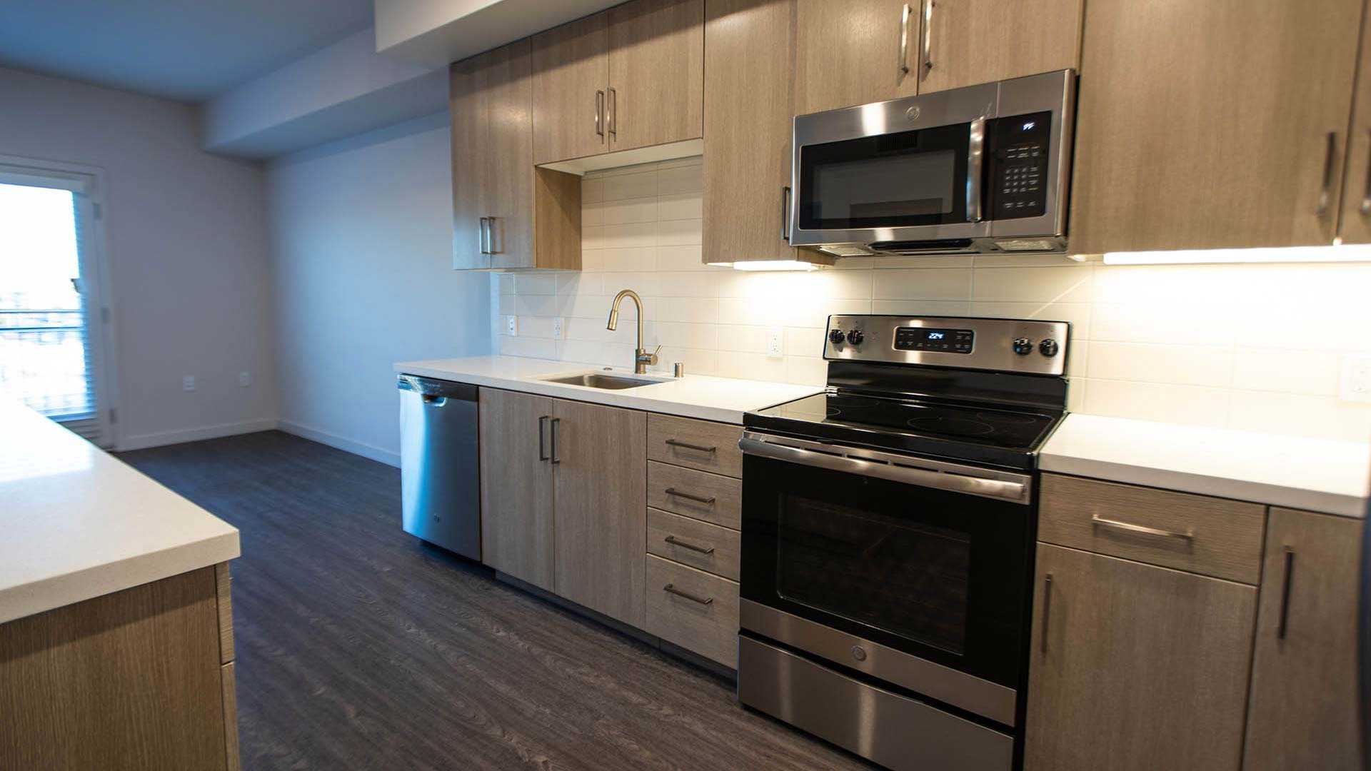 Mira plan E kitchen view 3