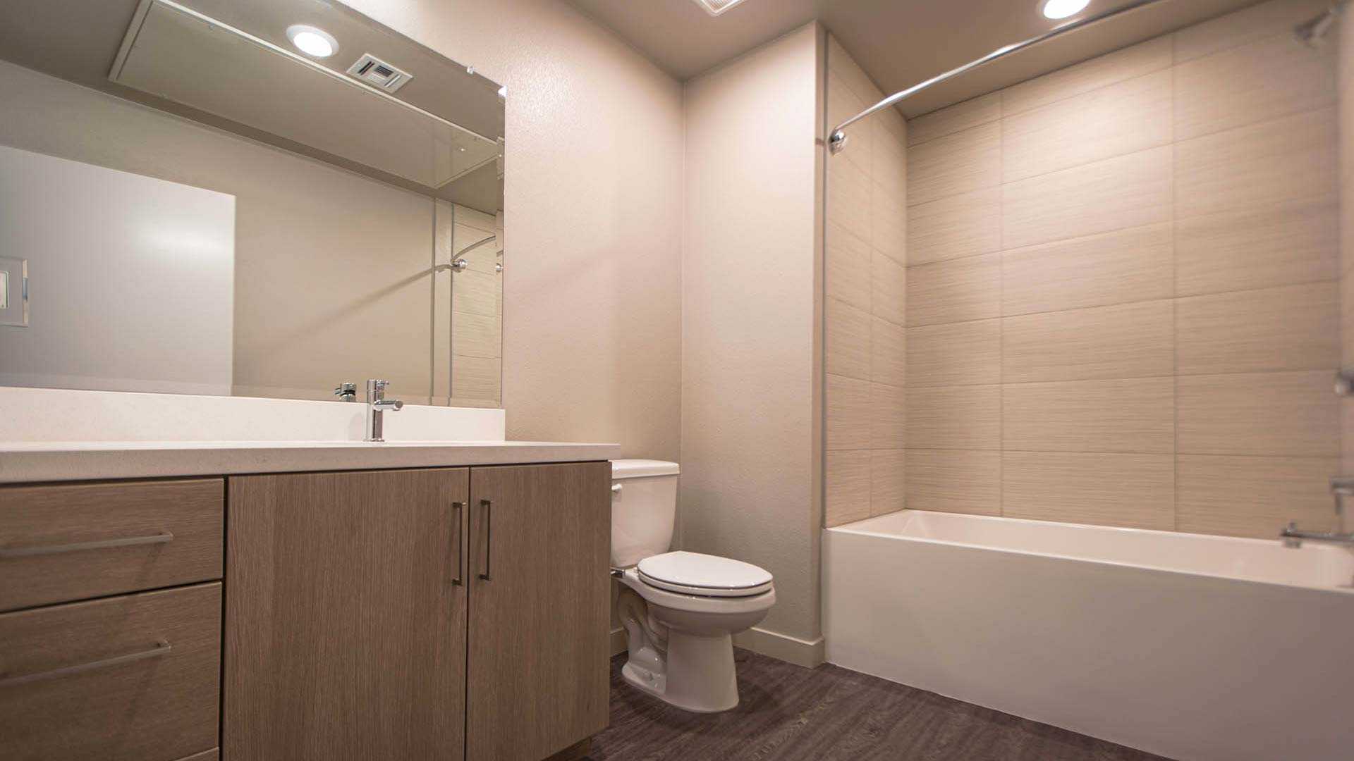 Mira plan H Loft bathroom view 1