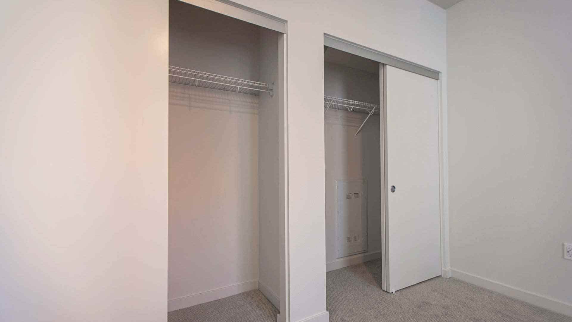 Mira plan H Loft bedroom closets