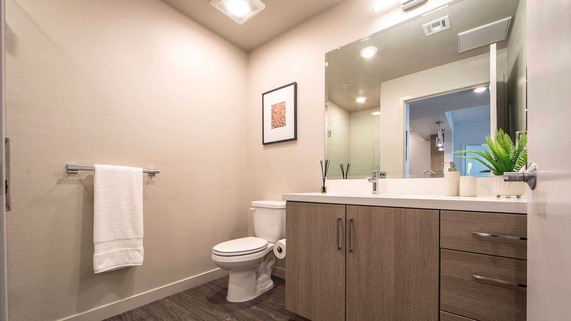 Mira Floorplan K model unit bathroom view 1