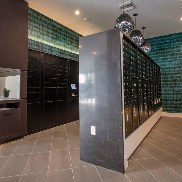 Mira apartments mail room