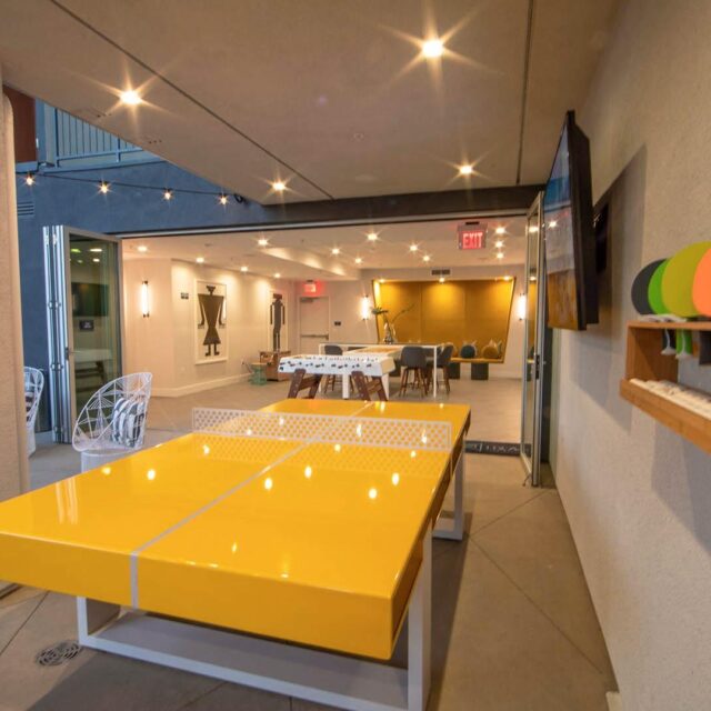 Mira apartments pingpong table