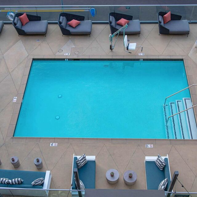 Mira apartments pool view 4