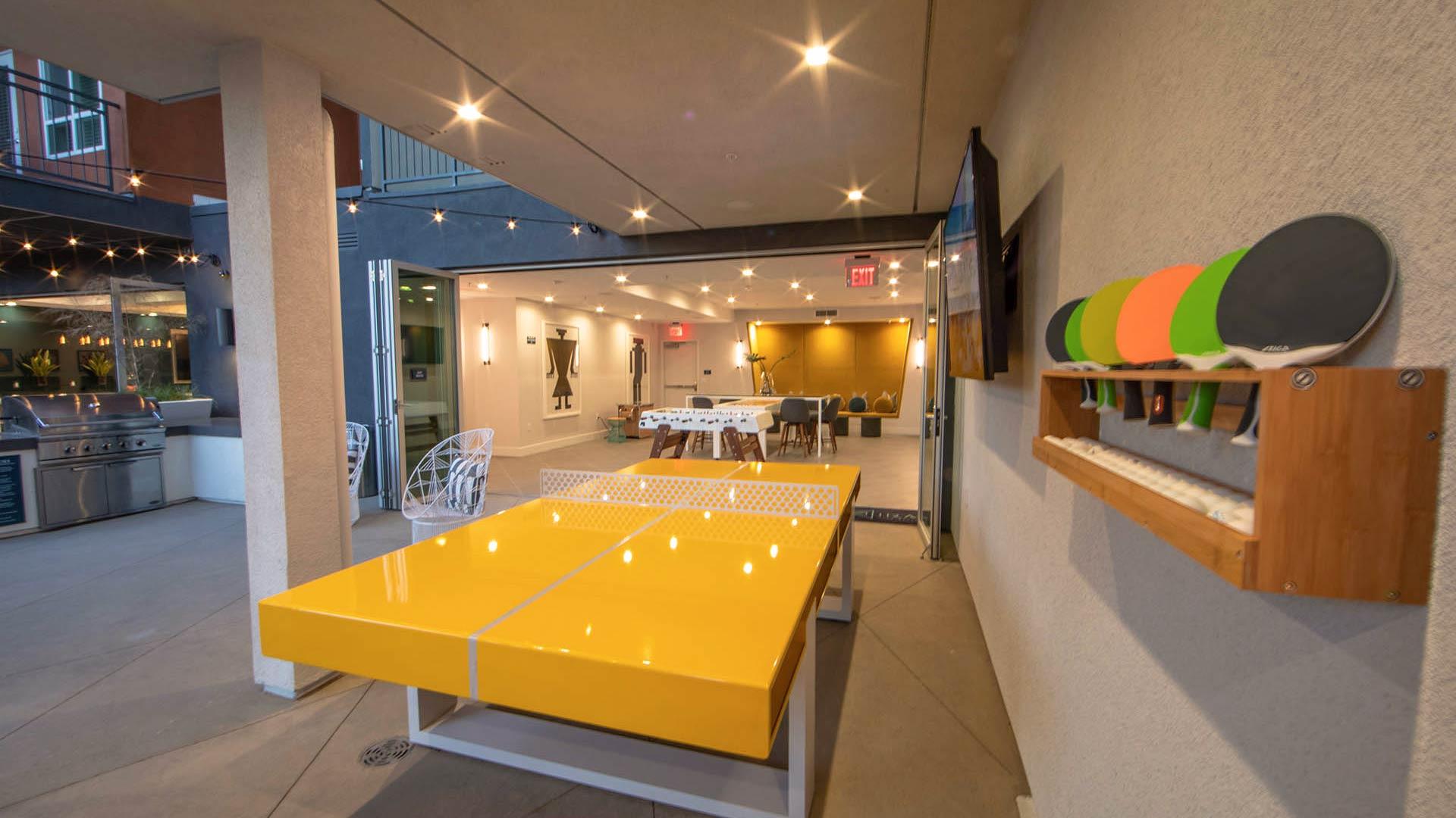 Mira apartments pingpong table