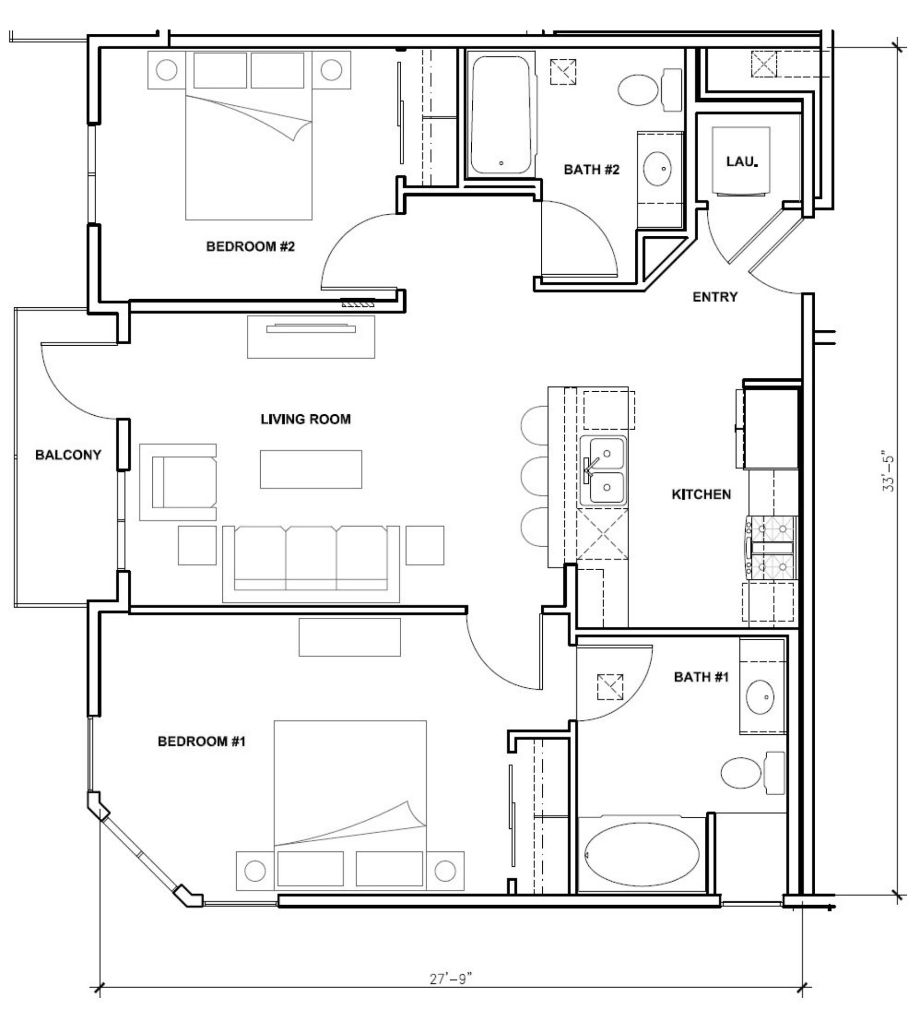 Plan Image: A-End Unit