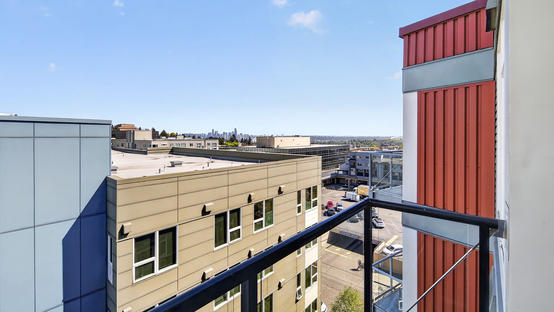 Mural west seattle unit 718 balcony view
