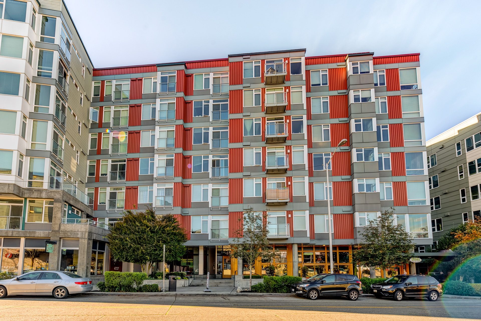Mural aparments building exterior