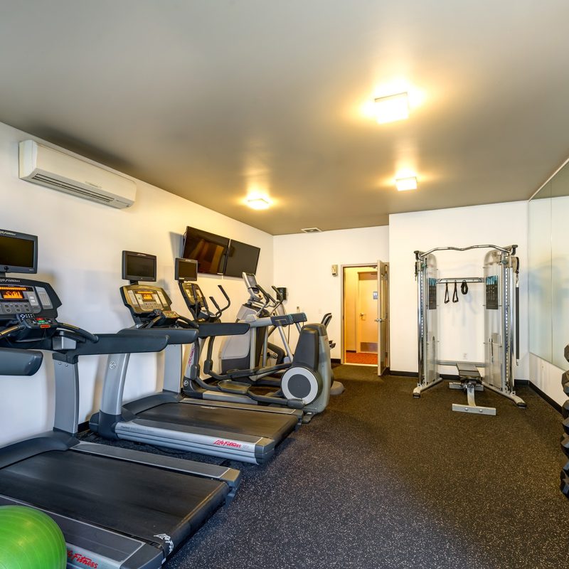 Mural apartments gym 01