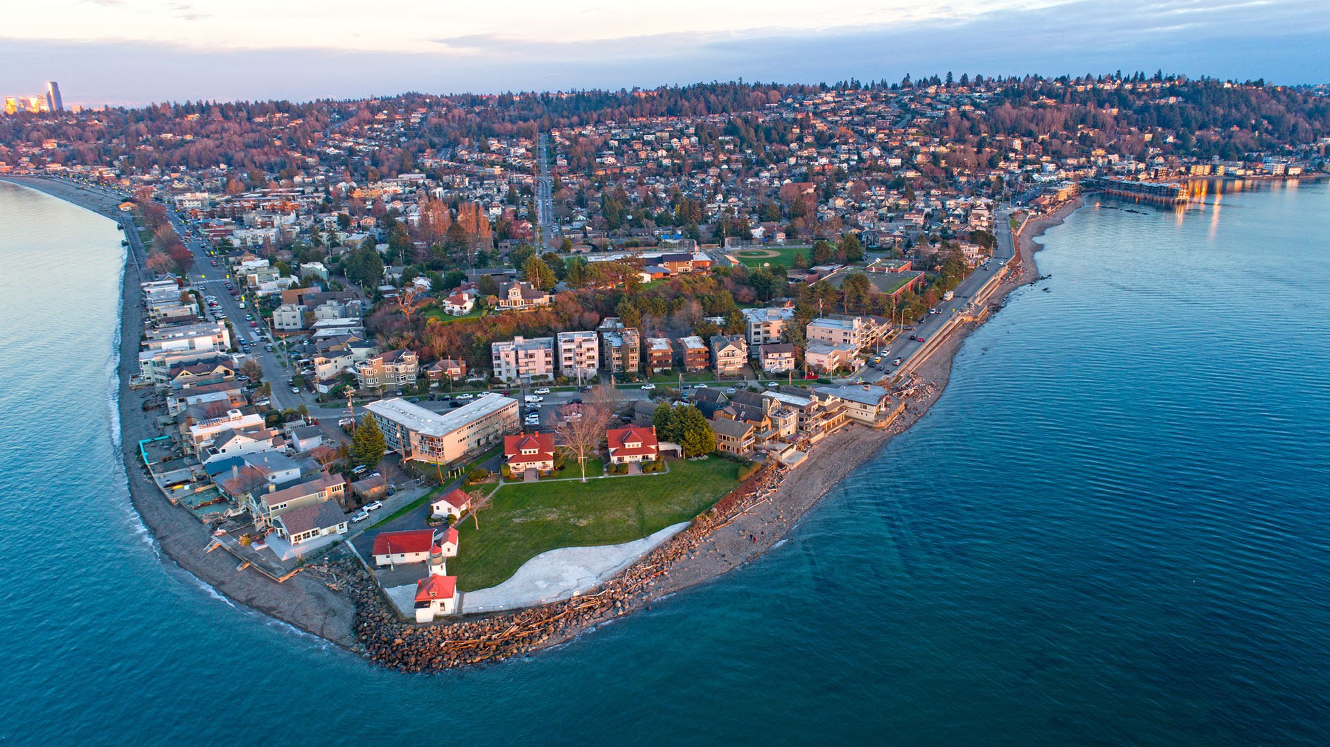 Alki beach i Stock 636688206