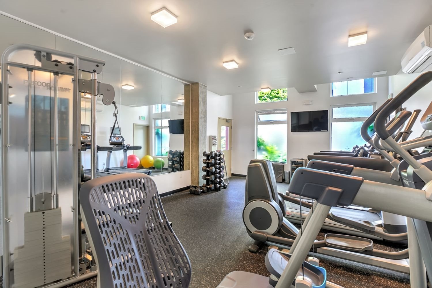 Mural apartments gym 02