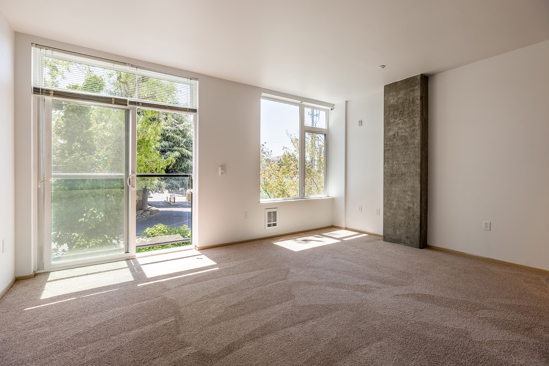 Mural interior living carpet