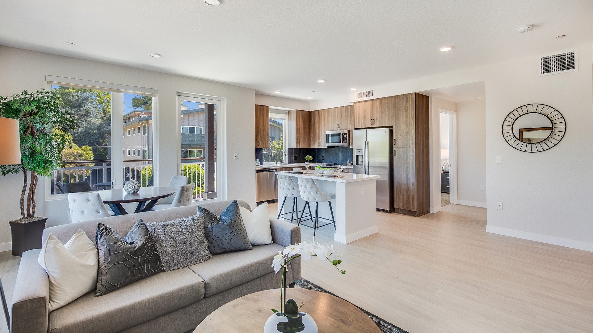 Realm model living room view1