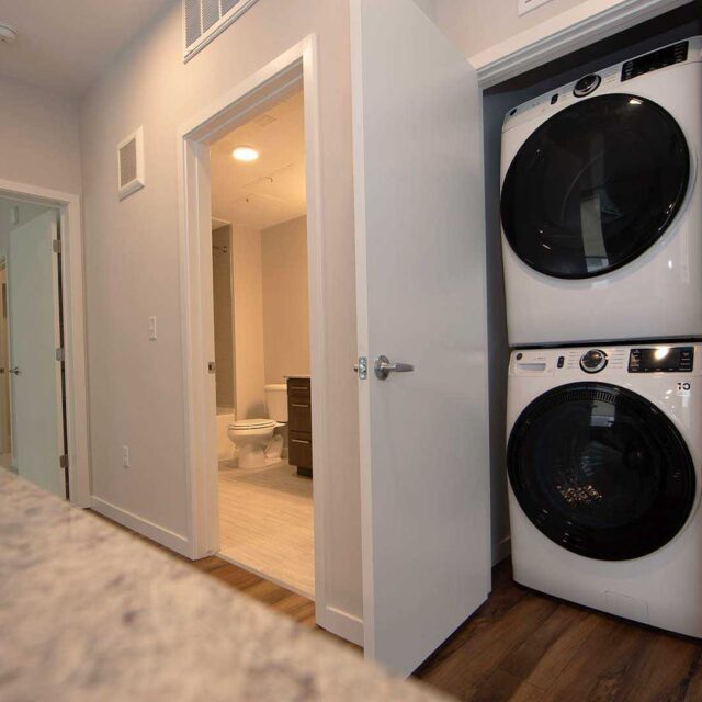 Reve apartments a5 model laundry view 2