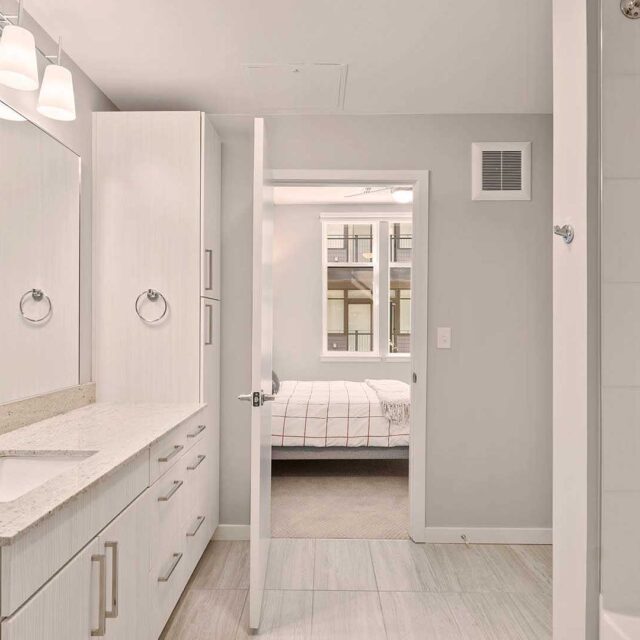 Reve apartments b5 model bathroom view 2