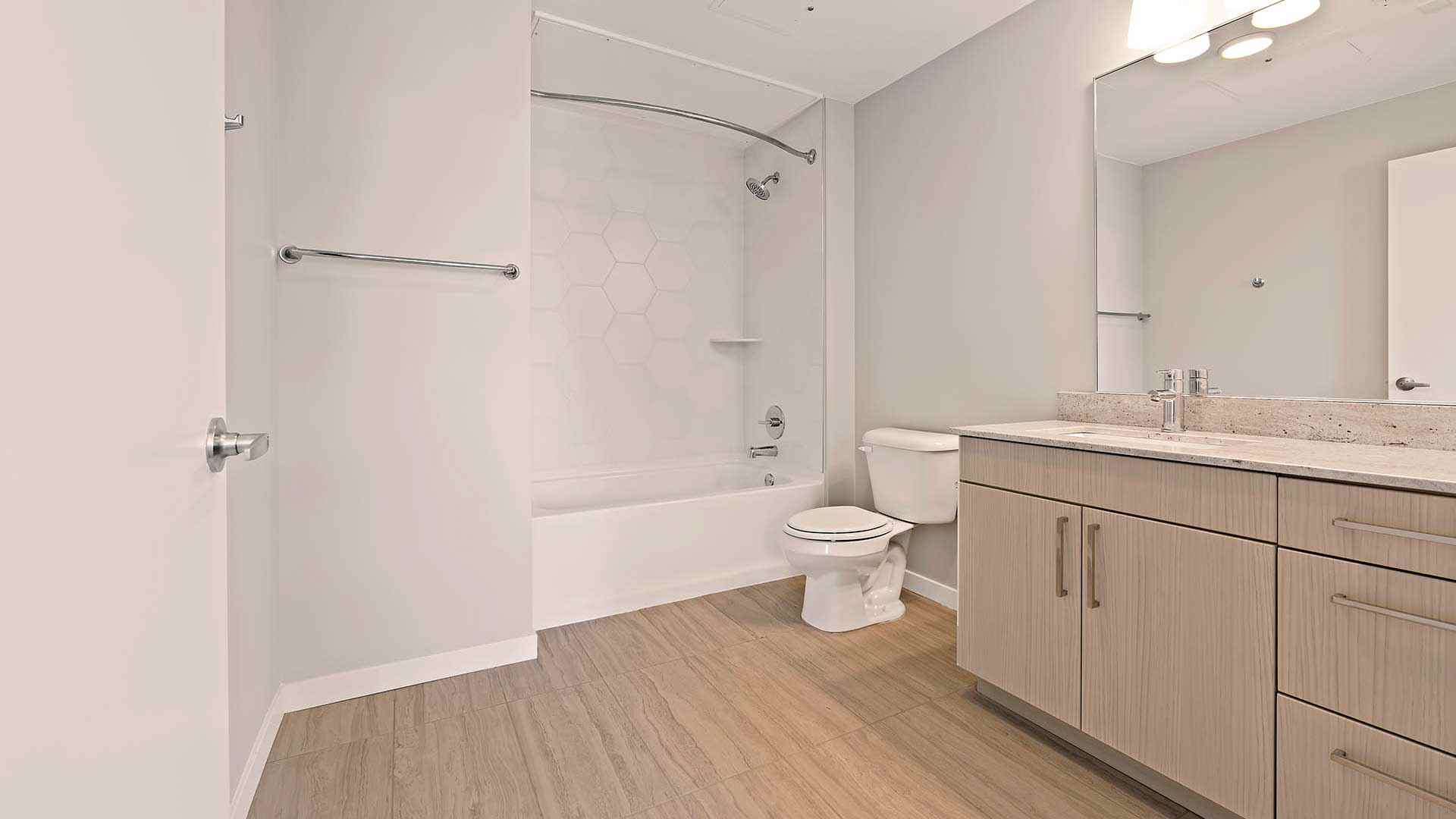 Reve apartments a4 bathroom cool decor view 1