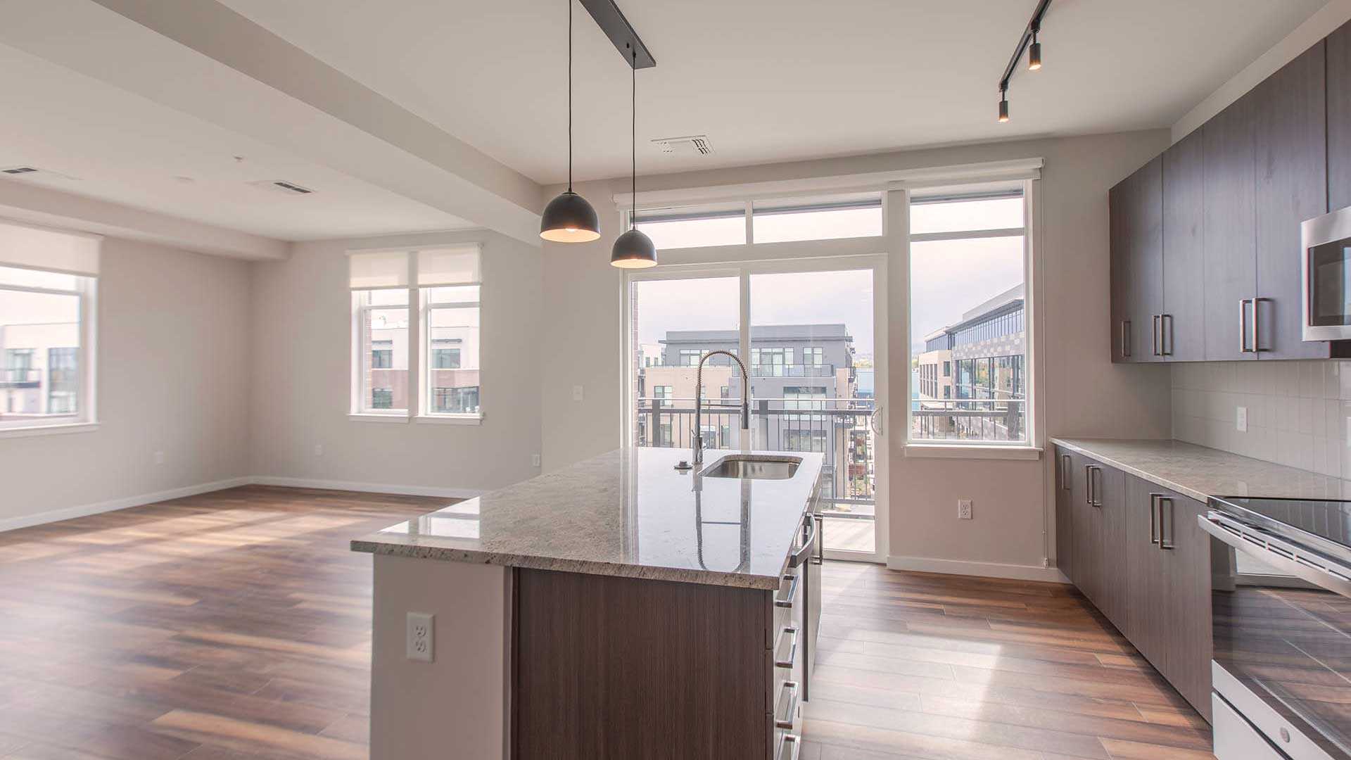 Reve apartments a4 living room warm decor view