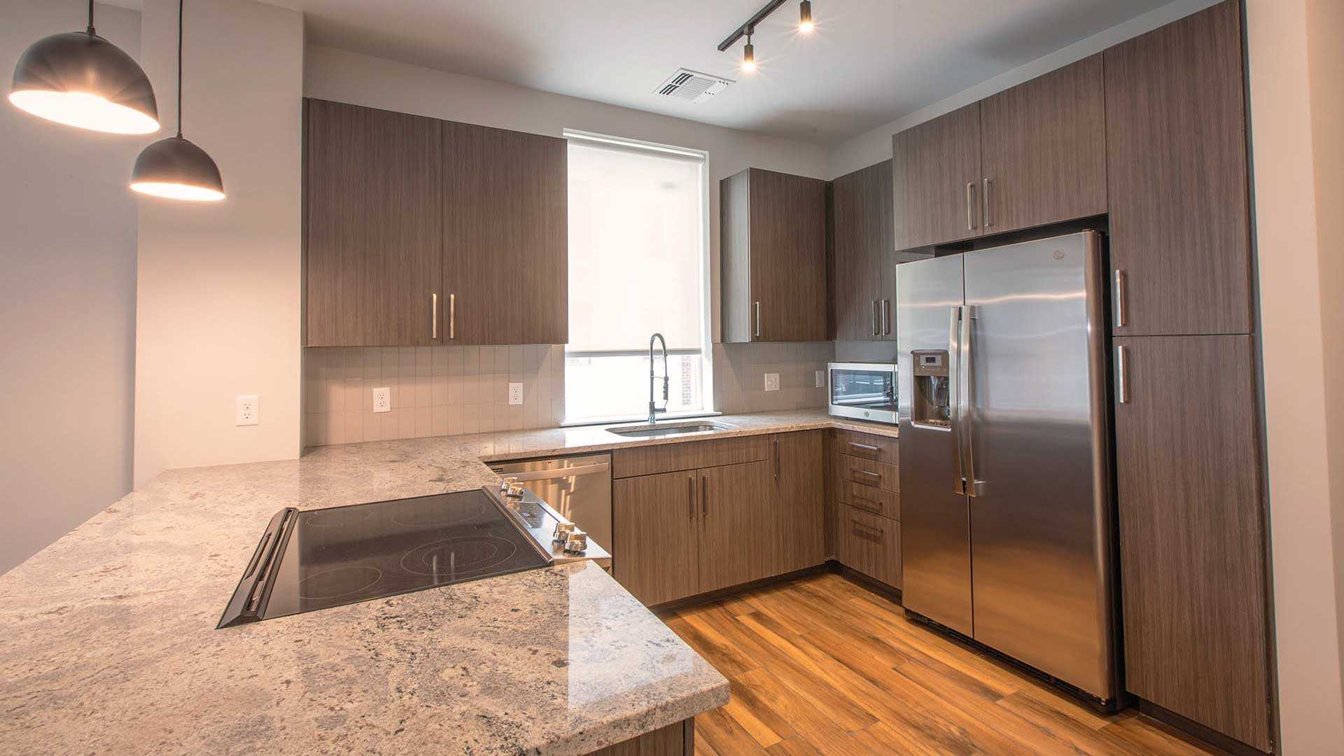 Reve apartments a5 kitchen warm decor view 2