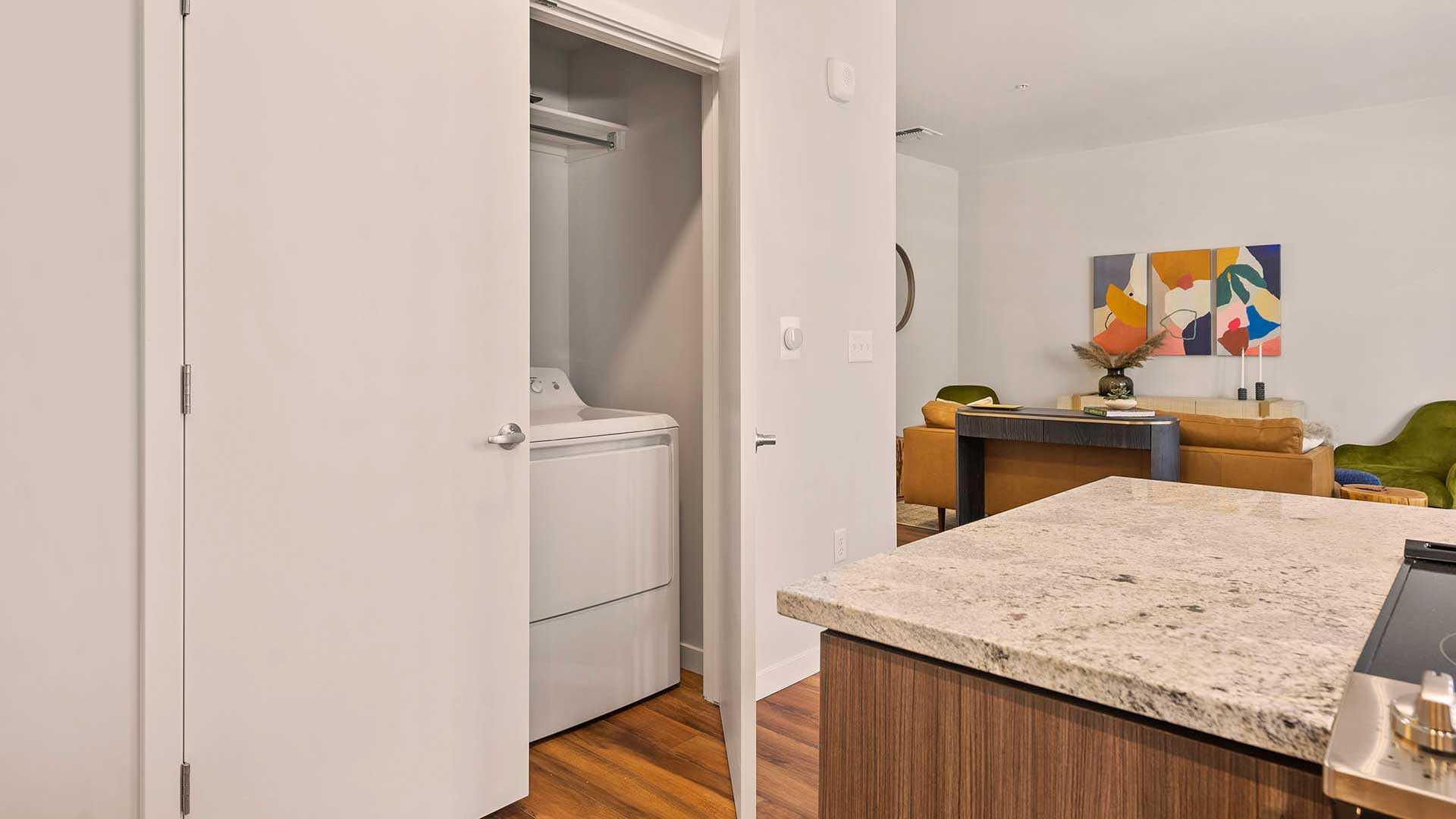 Reve apartments a5 model laundry view