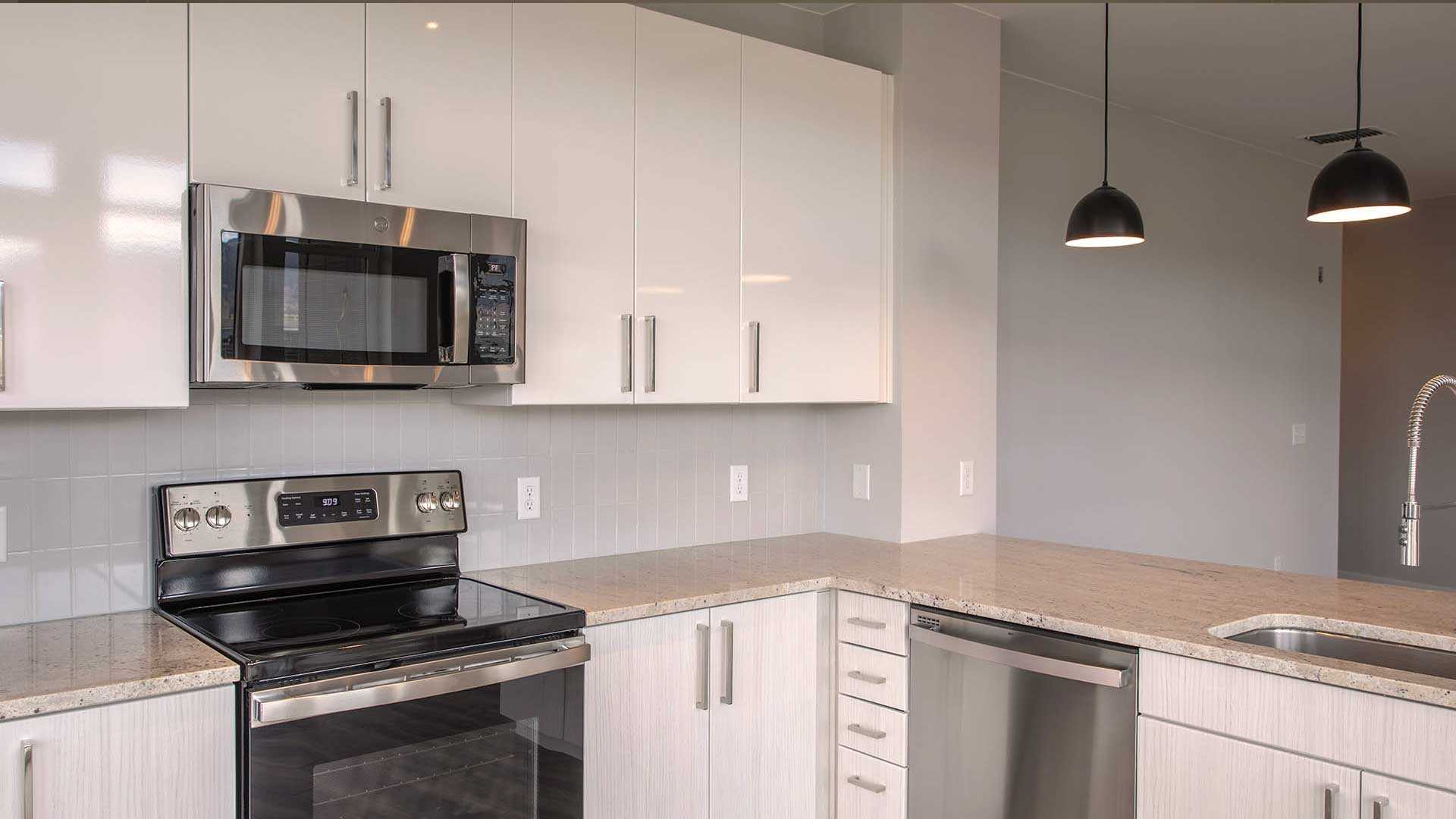 Reve apartments a6 kitchen cool decor view 2