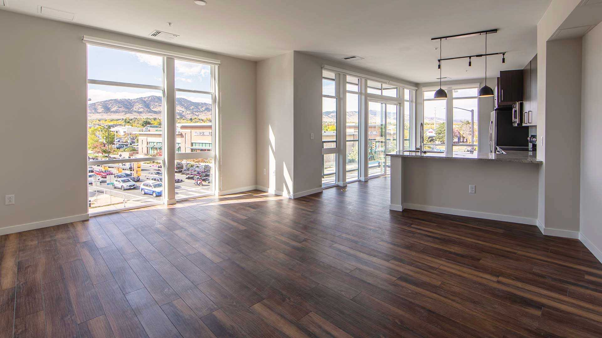 Reve apartments a6 living area view 2