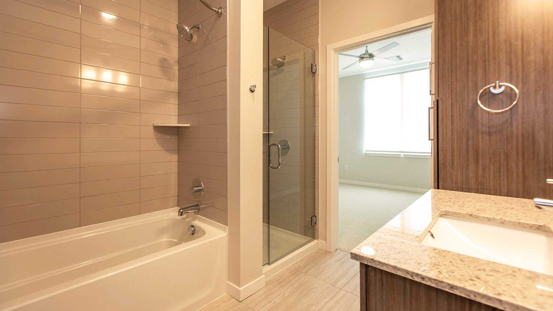 Reve apartments b1 bathroom view 1