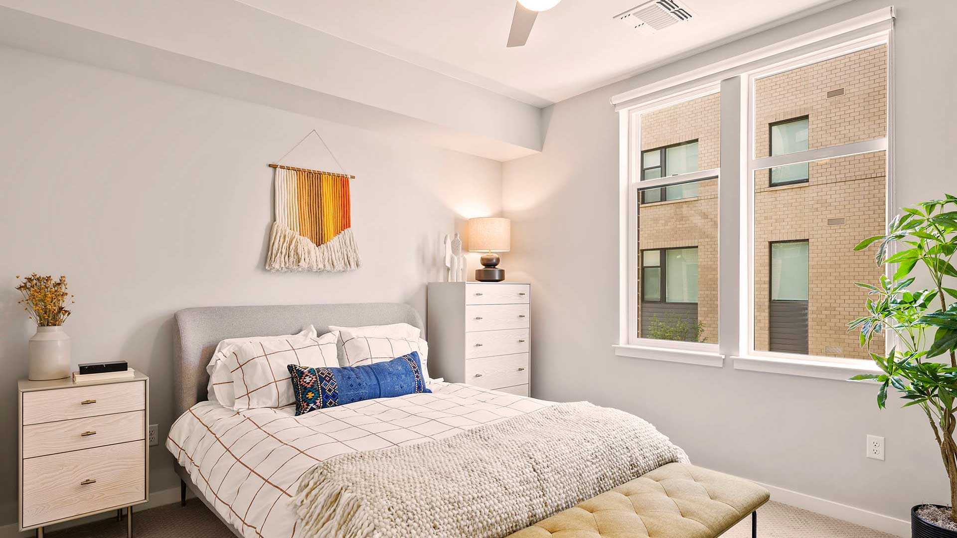 Reve apartments b5 model bedroom view 2