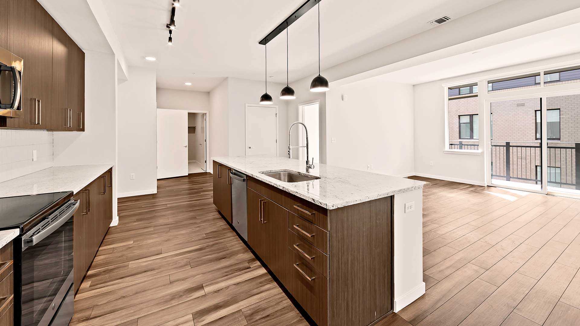 Reve apartments b6 kitchen warm decor view 1