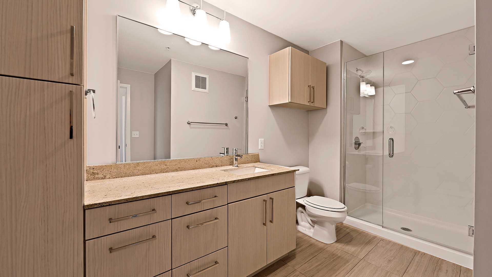 Reve apartments c1 bathroom view 2