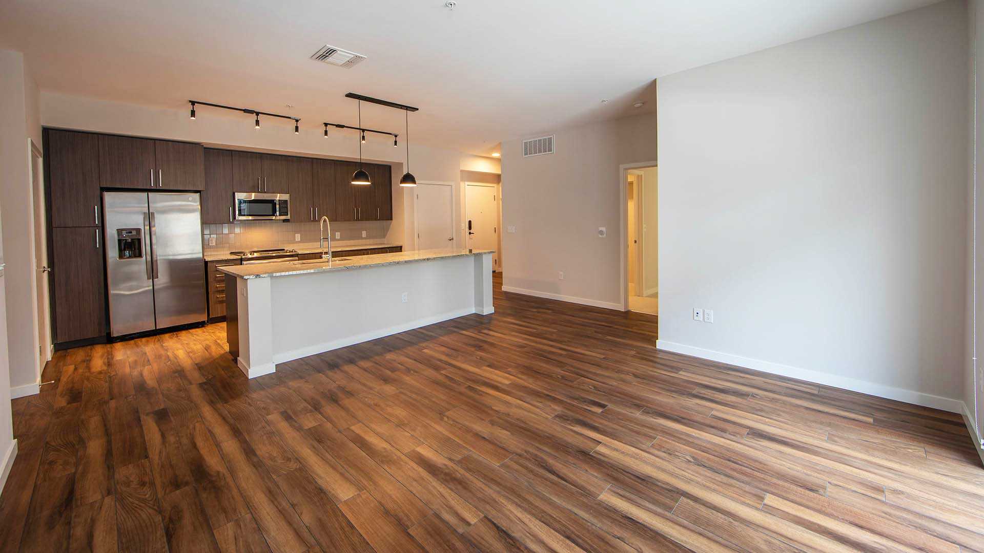 Reve apartments c1 kitchen warm decor view 1