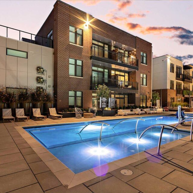 Reve amenities pool sunset view 4