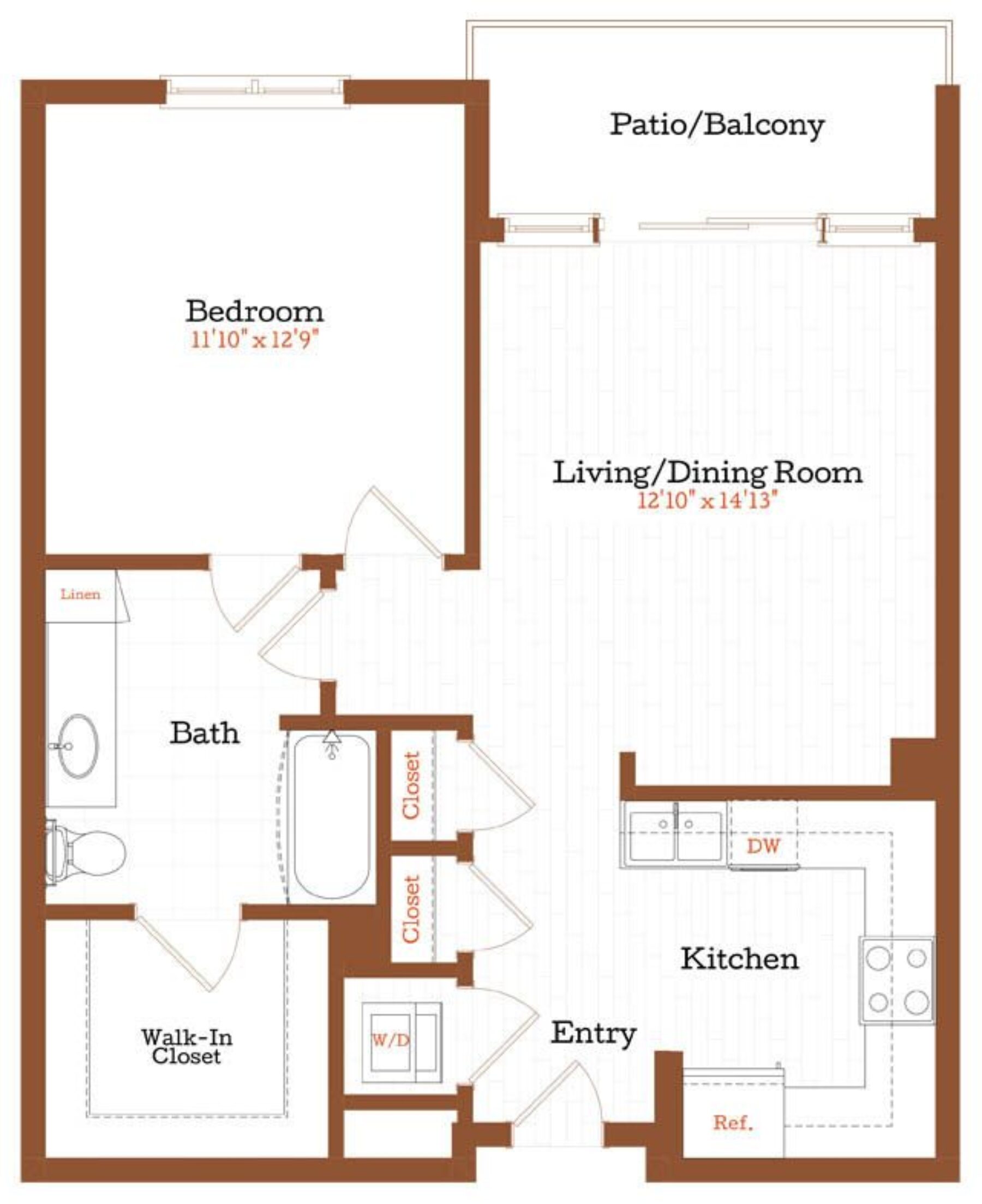 Plan Image: A3 - 1 Bedroom