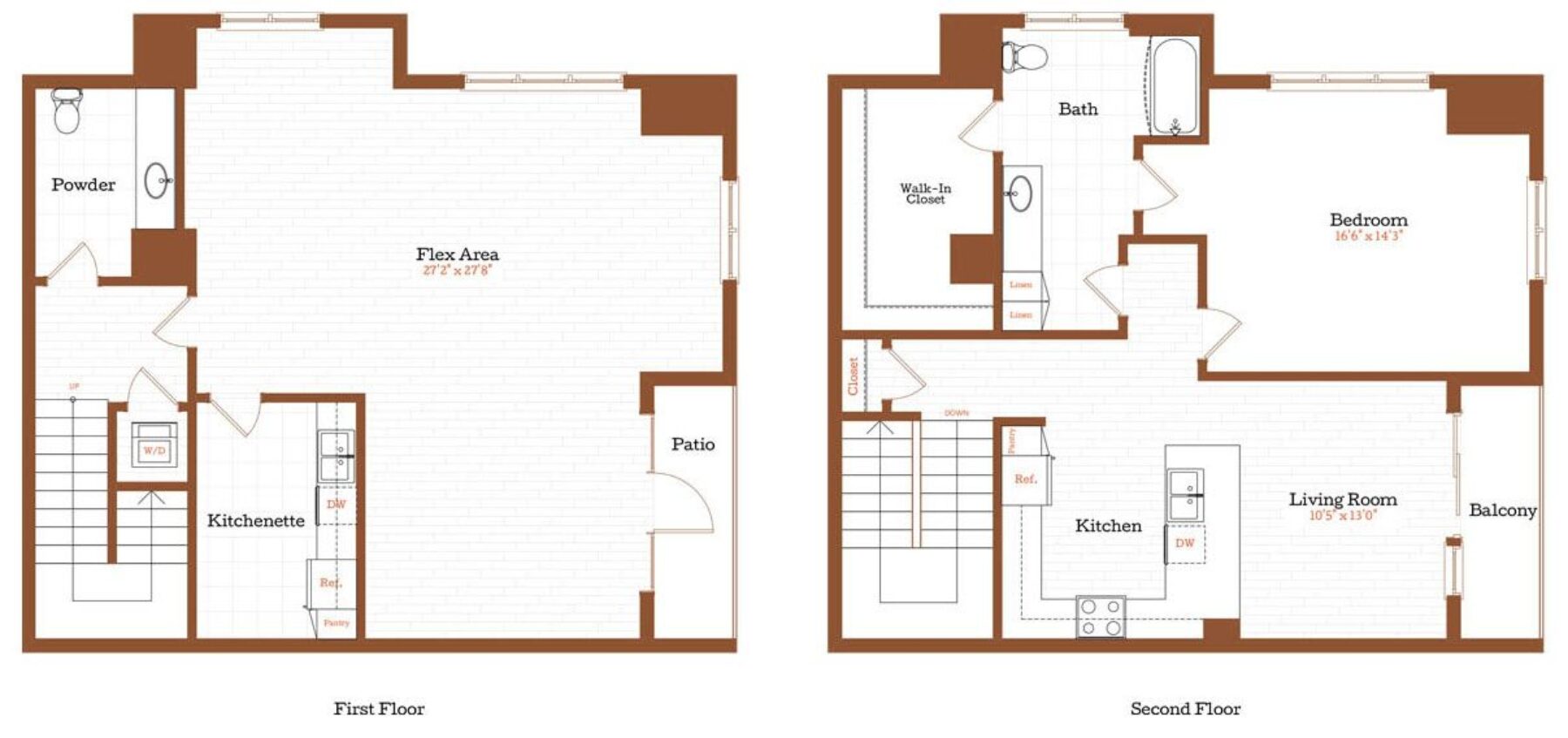 Plan Image: LW1 - Live/Work - 1 Bedroom
