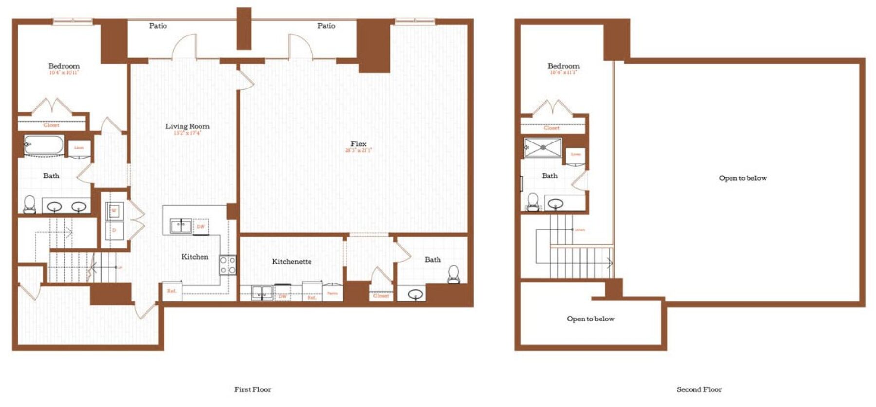 Plan Image: LW2 - Live/Work - 2 Bedroom