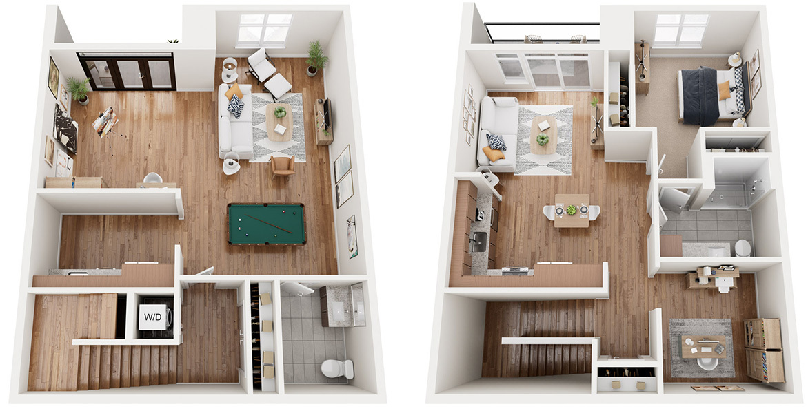 Plan Image: LW2 - Live/Work - 2 Bedroom