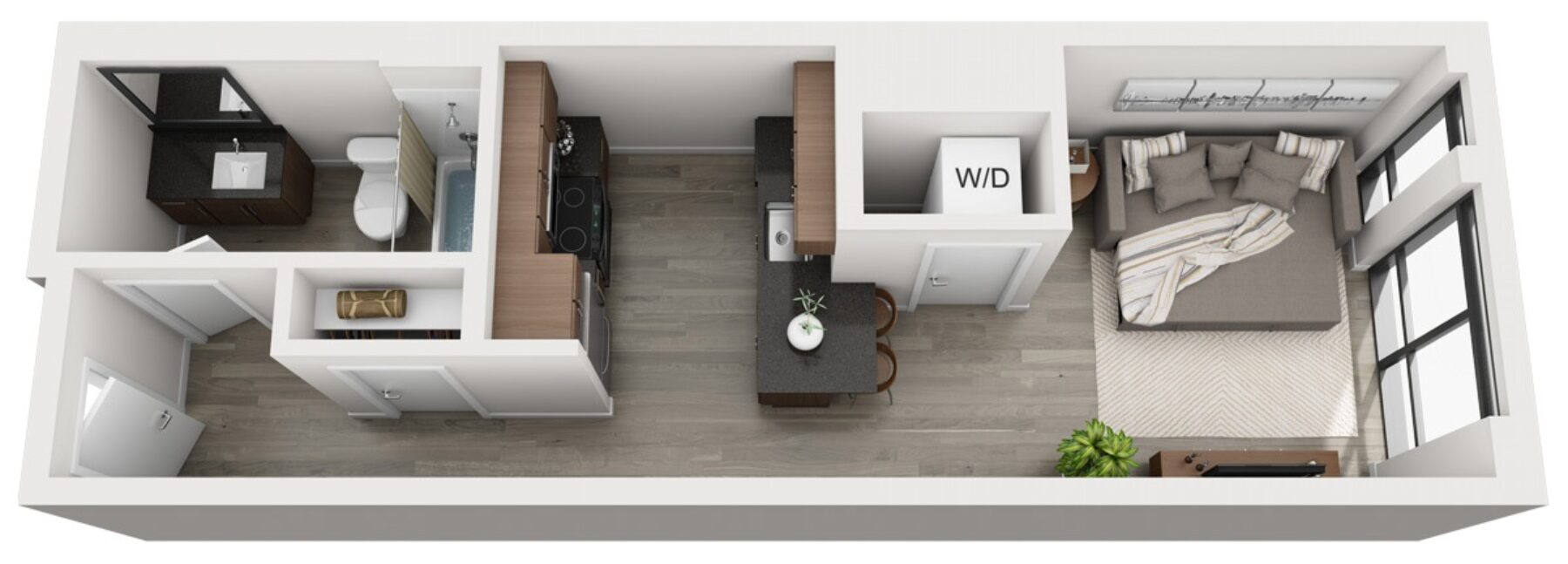 Plan Image: A1 - Studio